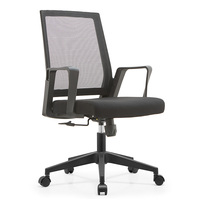 Chaise de bureau contemporaine SIMA de haute qualité à prix abordable, pivotante et ergonomique avec dossier en maille pour le personnel