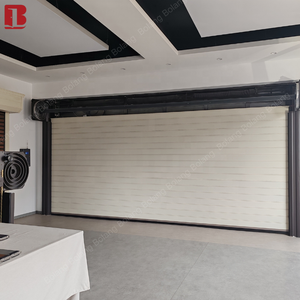 Porte <span class=keywords><strong>de</strong></span> <span class=keywords><strong>garage</strong></span> Bolang sur mesure en aluminium <span class=keywords><strong>de</strong></span> luxe à commande électrique 9x7 16x7 8x7, fonctionnement silencieux, fabrication ODM OEM, turbo haute vitesse - Product Image 5