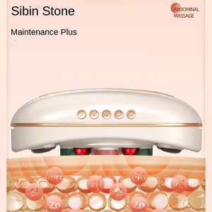 Cuerpo Abdominal Adelgazante Jade Rodillo Calefacción Abdomen Eléctrico Calor Vibrar Cinturón Masajeador Multifuncional - Product Image 5