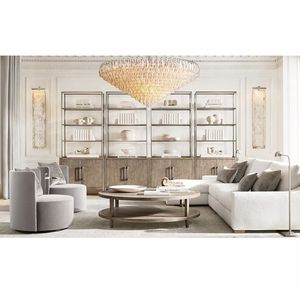High Quality Home Modern <b>Round</b> Oak Solid Wood Tea Living Room Furniture <b>Wooden</b> <b>Coffee</b> <b>Table</b> - Product Image 4