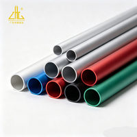 Profilé d'extrusion en aluminium haute résistance 7075 T6, personnalisé pour la construction de poteaux de randonnée, de tentes et de structures OEM