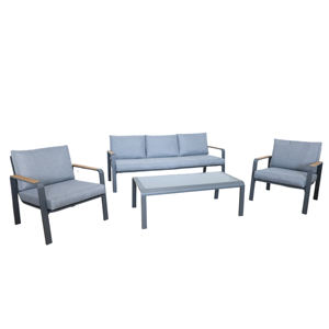 Yoho extérieur 5 places ensemble de canapé coussin imperméable ensemble de mobilier d'extérieur canapé de jardin balcon meubles de patio - Product Image 5