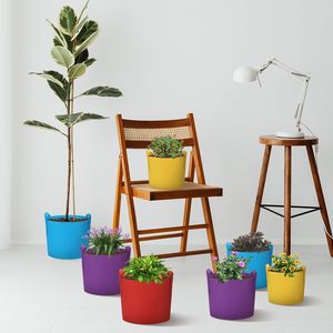 Sacs <span class=keywords><strong>de</strong></span> culture en feutre multicolores avec poignées, respirants et durables, écologiques, pour jardin intérieur et extérieur, capacité <span class=keywords><strong>de</strong></span> 10 gallons - Product Image 6