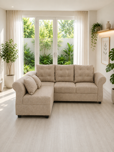 Vibrant Emerald Sudut Origin Square Corner Lounge Set with Eco-Friendly Custom Fabric for Living Room & Hotel - Product Image 2