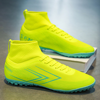Chaussures de football SAIFEINU à prix raisonnable, durables, à tige haute, crampons en caoutchouc pour le football