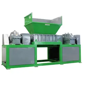 Trituradora de bloques de fundición de aluminio, máquina trituradora de doble eje, precio