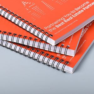 Bloc-notes personnalisé en spirale A4 A5 A6 pour cadeaux promotionnels, réunions de bureau, ligné, impression UV de haute qualité, vente en gros d'usine - Product Image 2