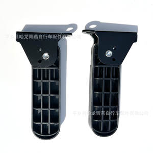 Reposapiés delantero para patinete eléctrico, acero negro, plegable, fácil de instalar, para vehículos eléctricos - Product Image 3