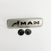 Badge personnalisé de calandre, logo 3d en métal gaufré, Grille avant de voiture
