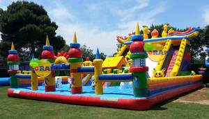 ลูกโป่งสนามเด็กเล่นเป่าลมขนาด17x11x8ม. อุปกรณ์สนามเด็กเล่นเป่าลมขนาด17x11x8ม. - Product Image 3