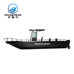HDPE barca di salvataggio 7.2M 10 capacità leggero CE approvato 100% HUARIWIN riciclabile per lavori di salvataggio di emergenza - Product Image 6