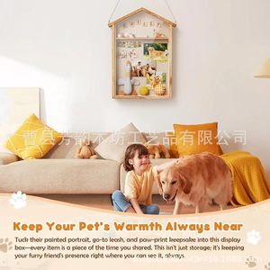 Yoimori <b>Shadow</b> <b>Box</b> 14x11in Wooden Home-Shaped Display Frame For Photos And Keepsakes - Product Image 3