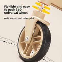 Poussette pliable légère en métal et tissu pour chiens et chats - Chariot de promenade extérieur pour les sorties et les arrêts