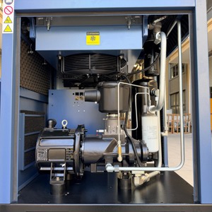<span class=keywords><strong>Compresseur</strong></span> d'air à vis <span class=keywords><strong>portable</strong></span> industriel 7,5 kW 10 CV 220 V monophasé petit silencieux avec réservoir de sécheur d'air CE pour réparation automobile pulvérisation - Product Image 4