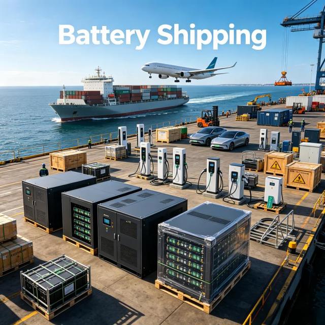 China-USA Sea-Air Freight for Lithium Battery Cargo, Compliant Shipping with Professional Handling and DDP Door Delivery