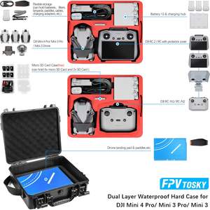 Amazear Étui rigide à double couche pour DJI Mini 4 Pro, étui de transport étanche DJI Mini 4 Pro - Product Image 2
