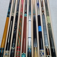 Nouveau Arrivage Jassinry 142cm Pointe 12mm Queues de Billard Carambole/Billard Américain à 3 Bandes en Érable avec Goupille Radiale et Décoration