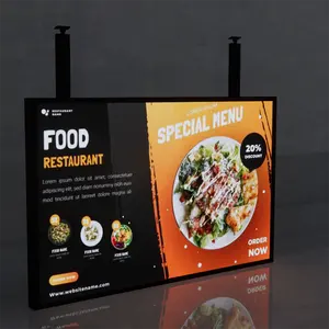 Restaurant Frame Menu Picture Light Box Led Movie Poster Advertising Light Boxes Advertising Sign Board Led Light