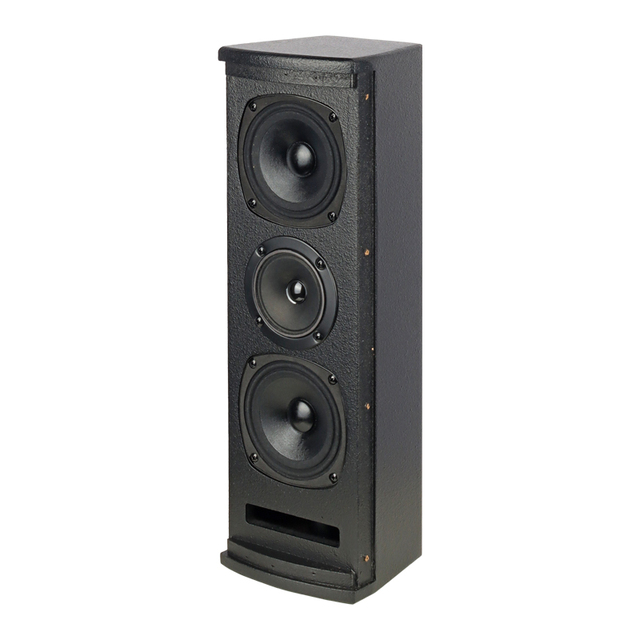 2024 New Model Passive Indoor Speaker Column Dual 4.5"  Speaker Small Home KTV Speaker
