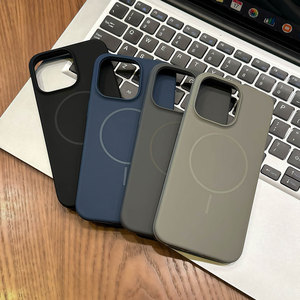 เคส iPhone17 16 15 14 13 12 11Pro Max Plus เคสซิลิโคนเหลวแบบแม่เหล็ก ป้องกันกล้อง อุปกรณ์เสริมโทรศัพท์ - Product Image 4