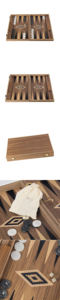 Personalizzati su misura di lusso backgammon board con pedine pezzi set di giochi per turco - Product Image 6