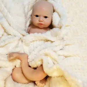 Кукла реборн в комплекте, силиконовое Полноразмерное платье, гибкие 3D куклы-младенцы, реалистичные куклы