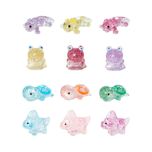 Wholesale Cute Mini Resin <strong>Animal</strong> Figurines Frog Turtle Dinosaur Shinny Tiny <strong>Animals</strong> <strong>Ornaments</strong> for Fairy <strong>Garden</strong> Decorative Craft - Product Image 1