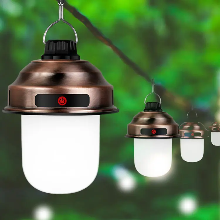 최고의 판매 비상 캠핑 전구 조절 Weightlight 충전식 Led 야외 램프 하이킹