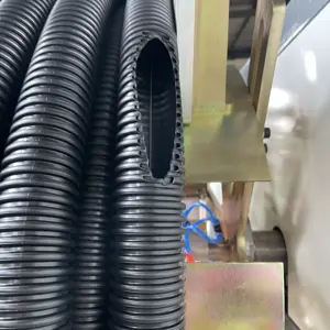 Corrugated Pipe Vacuum Forming Machine Single/Double Wall Corrugated Pipe Extrusion line Manufacturer 50mm DWC Pipe Machine