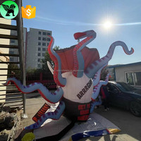 Takara — Pirate gonflable, décor géant, personnalisé, 3.96m, pour publicité, pour événement océanique, A8547