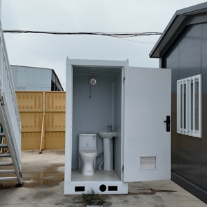 Cabina de Baño Portátil Reciclada, Prefabricada, Súper Económica, Baño Público al Aire Libre, Inodoro Móvil - Product Image 3