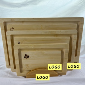Planches à découper en bambou pour la cuisine Planche à découper en bois pour hacher la viande, les légumes, les fruits, le <span class=keywords><strong>fromage</strong></span>, le couteau Plateau de service convivial - Product Image 2