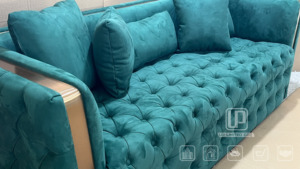 Updecors - Nuevo Tejido de Tela Moderno y Lujoso de Estilo Italiano con Construcción de Madera - Product Image 6