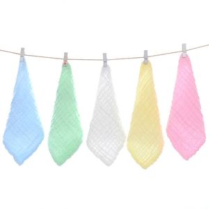 Serviettes pour le visage de nouveau-né en coton naturel doux 12x12 pouces, lingettes en gaze, débarbouillettes pour bébé - Product Image 5