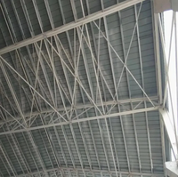 Structure en acier robuste à plusieurs étages pour bâtiment industriel, construction de squelette métallique