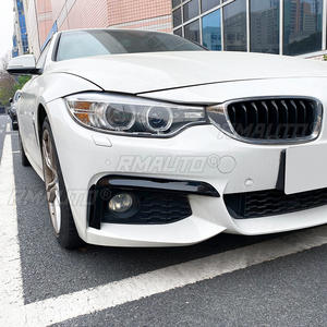 Kit carrosserie avec séparateur de pare-chocs avant, aileron latéral, déflecteur d'air et lames de carrosserie pour BMW Série 4 F32 F33 F36 420i 428i M-Sport 2014-2020 - Product Image 5