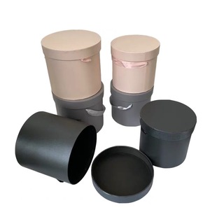 Bán buôn sang trọng xi lanh thủ công ống giấy gói hộp tròn cho Hoa Quà Tặng bao bì hoa hồng mũ làm bằng chất lượng các tông - Product Image 1