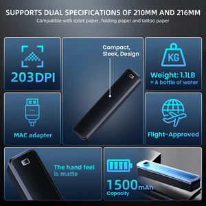 Imprimante thermique A4 Marklife X8 pour tatoueurs, imprimante de pochoirs sans fil Bluetooth, imprimante AI portable, modèle d'art corporel temporaire - Product Image 3