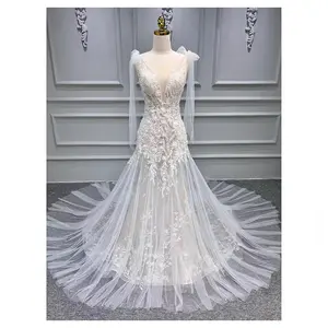 Sweetheart Lace Wedding Dress Button White Bridal Dress Stylish and Elegant Vestido De Noiva Modern Midi Embroidered Zipper