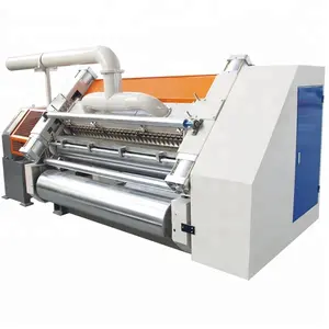 2ply Corrugated paperboard carton box making machine corrugated cardboard production line / single facer