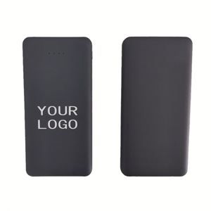 Creative LED Backlit 10000 MA Power Bank Luminous Mobile Charging Device with Custom LOGO Gift Printing for Advertising