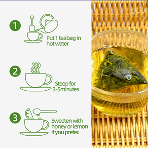 OEM ODM Listo para Enviar Bolsitas de Té de Hierbabuena Natural Vegano Sin OMG Favorece la Refrescancia y el Confort Naturales 20 bolsitas - Product Image 4