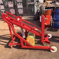 Chariot élévateur électrique portable KEYI DHE-350 pour la manutention et l'empilage de fûts, petit élévateur électrique de chargement/déchargement, hauteur de levage 1500 mm