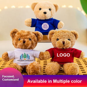 Op maat gemaakte promotionele knuffelbeer met digitaal bedrukt T-shirt voor cadeaus - Product Image 3