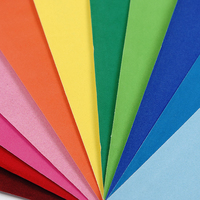 Papier floqué doux de qualité supérieure, papier velours coloré