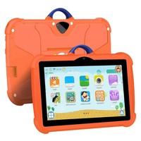 Tablet Educativa Infantil LQ de Alta Calidad, el Mejor Regalo, Android 11, 7 Pulgadas, OEM, Plástico, WiFi, RAM 4+64GB