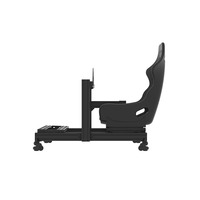 Simulateur de conduite à entraînement direct SimJack, boîte de boutons, boîte de vitesses à palettes, volant à dégagement rapide, simulateur de course de mouvement