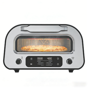 Horno Eléctrico de Convección Italiano de Acero Inoxidable de Gran Capacidad y 1800W, el Más Vendido, para Hornear <span class=keywords><strong>Pizza</strong></span> y Asar - Product Image 1