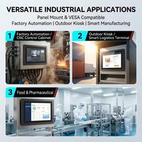 PC industriel étanche IP65 de 10,1 pouces avec écran tactile sans ventilateur et châssis en aluminium CNC pour la transformation alimentaire et les salles blanches