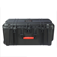 Valise trolley en plastique ABS rigide, résistante aux chocs IK10, étanche IP67, avec mousse, OEM ODM, parmi les plus vendues